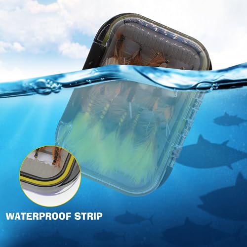 Fly Fishing Poppers Fly Fishing Dry Flies Topwater Fishing Lures Bass Popper Flies Bugs Lures Panfish Bait Fly Trout Bobber Flies Kit for Bass Trout Panfish Bluegill Salmon - color: D: 30Pcs Fly Fishing Flies Kit