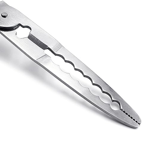 Multifunction Scissors Fishing Plier Scissor Braid Line Lure Cutter Hook Remover Tackle Tool Cutting Fish Tongs Stainless Steel Multi Functional Equipment Accessory