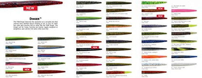Yum Lures YDG - color: Black, size: 4"