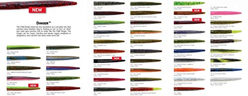 Yum Lures YDG - color: Black, size: 5"