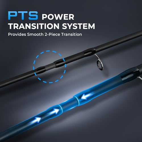 KastKing Spartacus II Plus Twin-Tip Spinning & Casting Rods, IM6 Graphite Blanks, Stainless Steel Frame with Zirconium Oxide Rings, 2-Piece Rods with Extra Tip Section, PTS, No-Slip Grip, Hook Keeper - size: 7'0"- M- Fast (2 Pcs+ Extra Tip), style: Spin