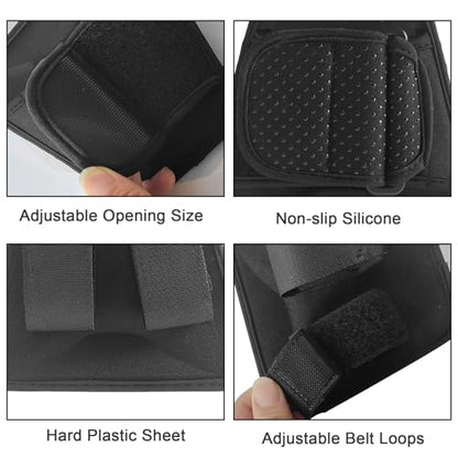 Aventik Fly Fishing Net Holder for Backpack & Kayak Fishing | Durable Fishing Net Holster | Adjustable for Steelhead & Trout Fishing