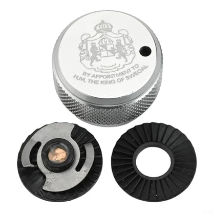 Upgrade Spool Mechanical Brake Knob For Abu Garcia 3 3.5 4 P5 Baitcasting Reels, Aluminum Alloy, Fishing Reel Replacement Parts(silver) - color: silver