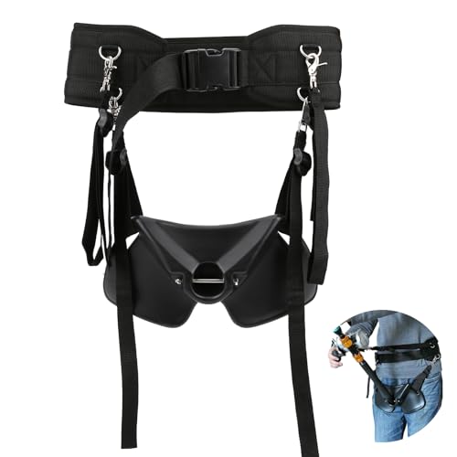 Fishing Belt Rod Holder, Adjustable Fish Fighting Belt Waist Rod Support Holder Stand Up Fish Fighting Rod Holder for Fishing Accessories
