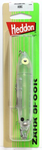 Heddon Zara Spook Topwater Fishing Lure - Legendary Walk-The-Dog Lure - color: Clear, style: Zara Spook (3/4 Oz)