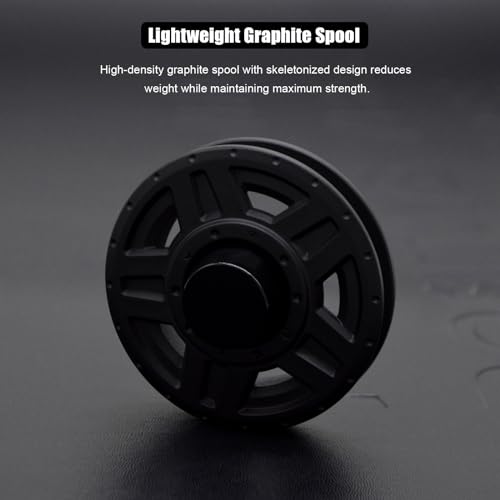 Inline Ice Fishing Reel, Lightweight Graphite Body and Spool, Instant Anti-Reverse, 2.5:1 Gear Ratio, Sensitive Trigger System for One-Handed Operation, Hardwater Fishing for Beginners - color: Glacier Orange - Right Hand