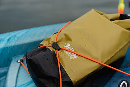 Pelican Waterproof Dry Bag 10L/20L/30L - Reflective - Exodry - Waterproof - Keeps Gear Dry for Kayaking, Beach, Rafting and Fishing - color: OLIVE, size: 20L