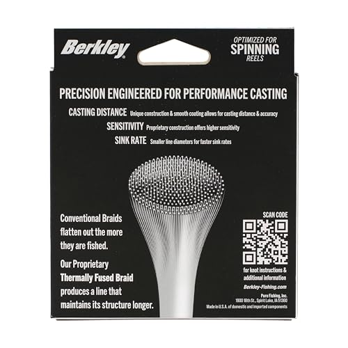 Berkley Forward Braid Fishing Line - color: Crystal, size: 6 lb - 150 yd