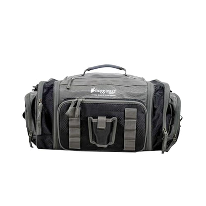 FROGG TOGGS Heavy Duty Fishing Tackle Duffle Bag, Includes Bait Trays - color: Black, style: 3600