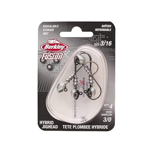 Berkley Fusion19 Hybrid Fishing Jigheads - color: Fish Head, size: 3/0 Hook Size - 3/16 oz
