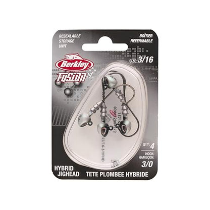 Berkley Fusion19 Hybrid Fishing Jigheads - color: Fish Head, size: 3/0 Hook Size - 3/16 oz
