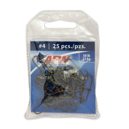 AFW American Fishing Wire Duo Lock - size: 25 Pieces, 50 Pound Test