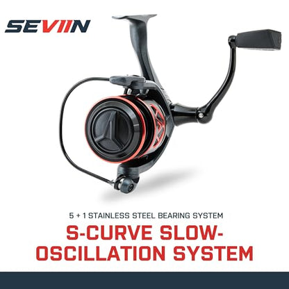 SEVIIN GW Saltwater Spinning Reel - style: Gw3000