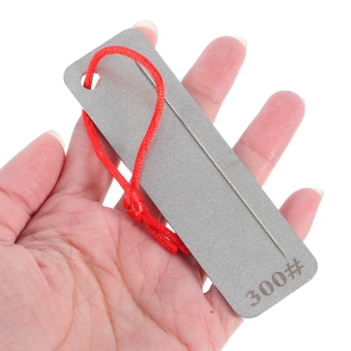 Gatuida Portable Fish Hook Sharpener Tool with Diamond-plated Iron for High Efficiency and Wear-resistant Sharpening of Fish Hooks and Knives, Compact Design for Outdoor Activities