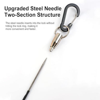 Stringer Fishing Stainless Steel Rust Proof Heavy Duty | Kayak Fishing Wading Stringer for Outdoor Kayak Shore Boat Pier Anglers Fishermen Father - color: 6 meters