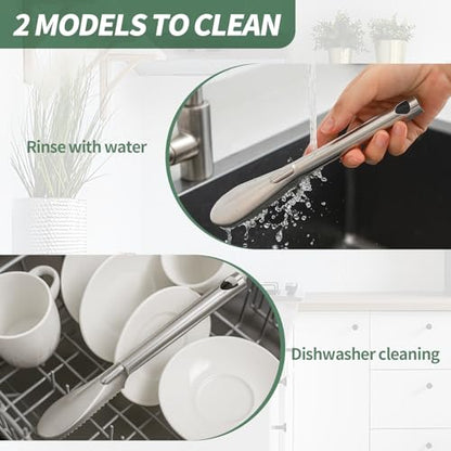 2 PCS Fish Scaler, Stainless Steel Fish Scale Remover, Fish Descaler Tool with Serrated Blade Design, Ideal for Home, Kitchen, Seafood Markets, and Professional Use - size: 2PCS