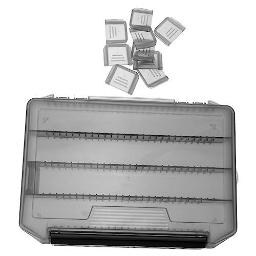 UKCOCO 5pcs Portable Multi Grid Fishing Tackle Organizer Box Compact Storage for Hooks Baits and Accessories for Outdoor Durable and Functional Design