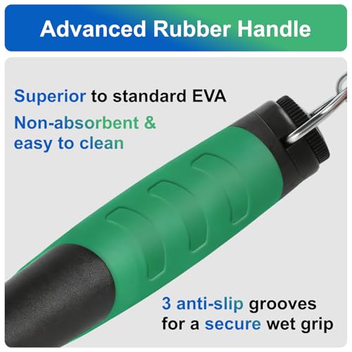Fish Gripper Aluminum Alloy Lip Grabber Fishing Holder with Scale 12 Inch 40lb Capacity 360° Swivel - color: Blue