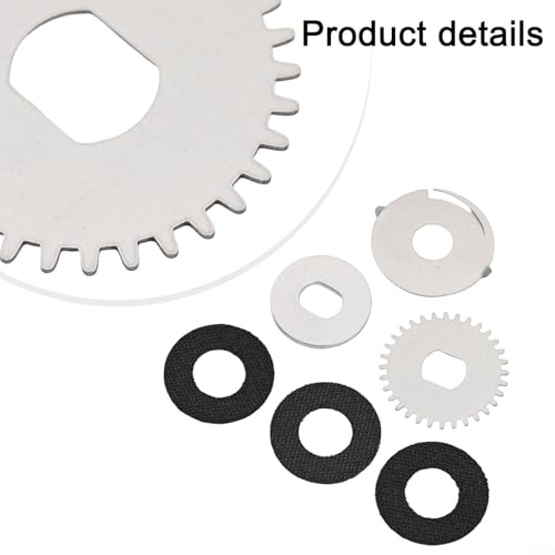 Drag Clicker Kit For Daiwa For Steez Right Hand Baitcasting Reel Carbon Fiber Stainless Steel Washers Set Sprocket Drag Clicker Metal Washers 25Mm 20Mm 27.2mm 21.1mm Fishing Tackle Repair