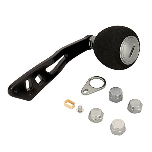 Fishing Reel Handle, Power Handle Baitcasting Eva Knob Micro Jigging Grip with Fittings Replacement Parts for Lowprofile Reel Quantum Accurist Power Handle Quantum Accurist Power Handle