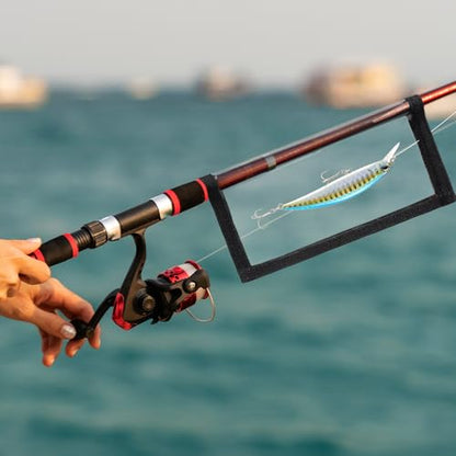 8 Pack Fishing Lure Wraps,Resistant Clear PVC Lure Covers Water-Resistant Tackle Storage for Rod Fabric Hook Protectors