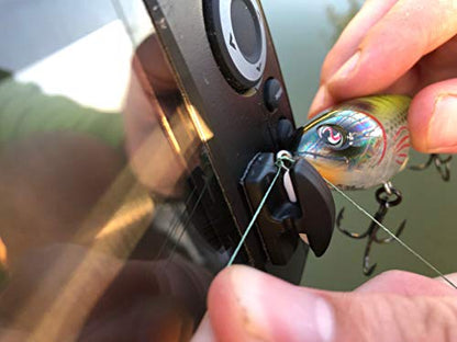 LINE CUTTERZ Rust-Free Patented Ceramic Blade Mountable Quick Fishing Line Cutter - color: Glow-in-The-Dark