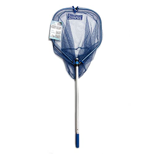 SS72NG Saltwater Series Precision Landing Net, Silver/Blue