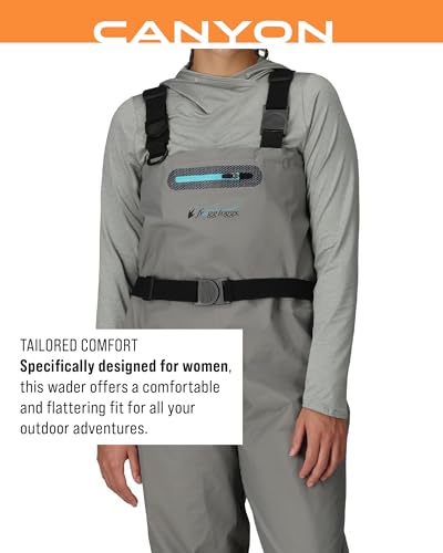 FROGG TOGGS Women's Waterproof Canyon Fishing Stockingfoot Chest Wader for Fishing - size: X-Large