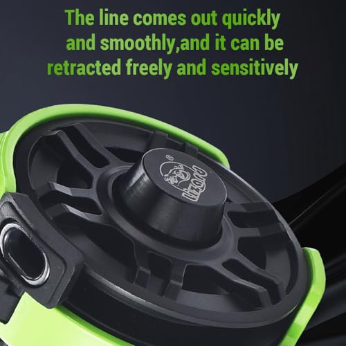 Lixada Wire Cup Ice Fishing Reel Plastic Line Speed Adjustable 2.8:1High Speed Ratio, Raft Fishing Wheel Lightweight Front Fishing Reel for Ice Fishing, Left/Right Hand - color: Left Hand