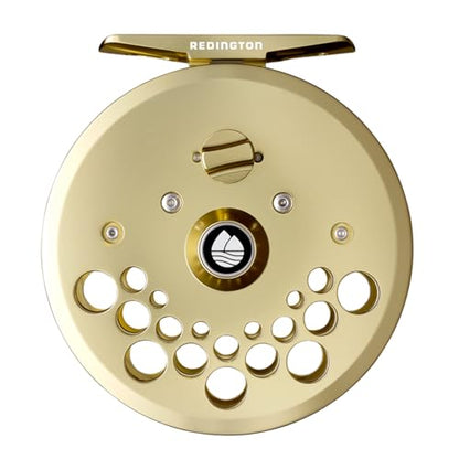 Redington Classic Trout Fly Reel – Lightweight Click-and-Pawl Trout Reel, Large Arbor, CNC Machined Aluminum - color: Gold, size: 2/3/4