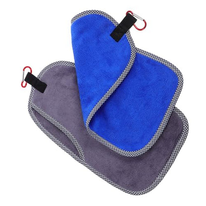 Quick-Dry Fishing Towels with Clip Microfiber Gym and Camping Towels for Outdoor Anglers and Boating