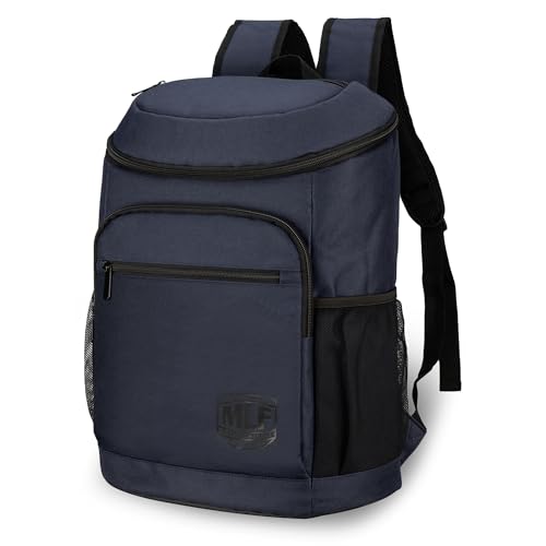 Mossy Oak MLF Fishing Cooler Backpack - Major League Insulated Leak Proof Beverage Coolers Bag - color: Navy