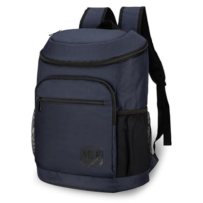 Mossy Oak MLF Fishing Cooler Backpack - Major League Insulated Leak Proof Beverage Coolers Bag - color: Navy