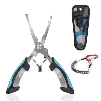 Scissor Pliers Scissors Braid Line Cutters Fishing Accessories Stainless Steel Fishing Tools Split Ring Pliers Hook Remover Tool