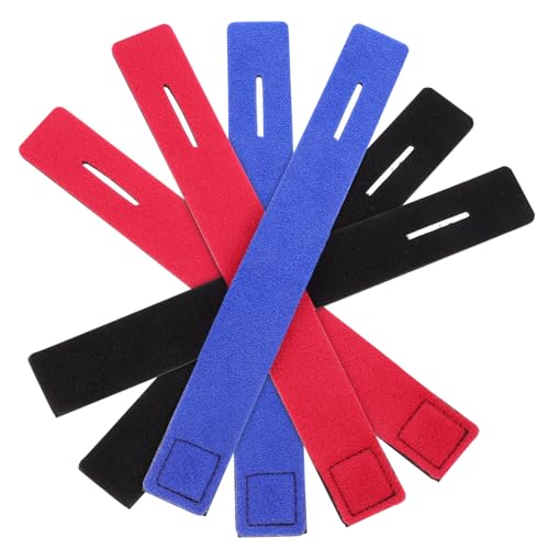 balacoo 12pcs Fishing Pole Holder Fixed Band Belt Straps Rod Carrier for Casting Fly Fishing