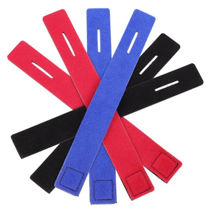 balacoo 12pcs Fishing Pole Holder Fixed Band Belt Straps Rod Carrier for Casting Fly Fishing