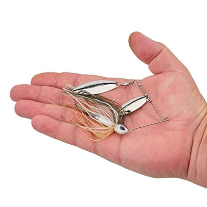Berkley Power Blade Compact Fishing Spinnerbaits - color: Herring/Silver + Silver, size: 3/4 oz - Willow Willow
