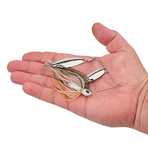 Berkley Power Blade Compact Fishing Spinnerbaits - color: Herring/Silver + Silver, size: 3/8 oz - Willow Willow