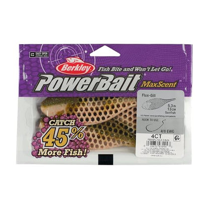 Berkley PowerBait MaxScent Flux-Gill - color: Sunfish, size: 5.3"