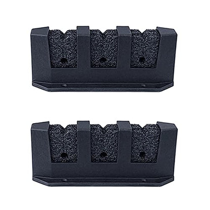 Horizontal 3/4/6 Rod Storage Rack Fishing Pole Holder Wall Mount Stand Foam Inserts with Screw for Garage Carp Accessory, Black - size: 3 holes
