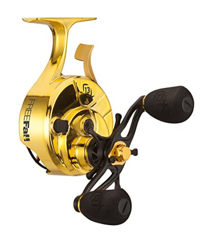 13 Fishing - Freefall Carbon - Inline Ice Fishing Reels - 10th Anniversary TrickShop Edition - 2.5:1 Gear Ratio