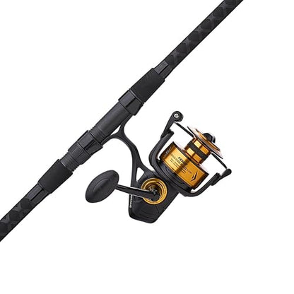 Penn Spinfisher VII Spinning Reel and Fishing Rod Combo - size: 6500 Size Reel - 10' - Heavy - 2pc, style: Ssvii - New Model