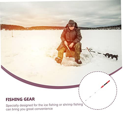 Balacoo 1pc Ice Fishing Rod Ice Fishing Pole Shrimp Fishing Pole Lure Fishing Pole Outdoor Fishing Rod Resin