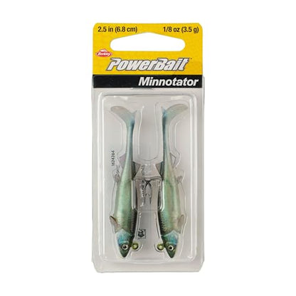 Berkley PowerBait Minnotator Fishing Soft Bait - color: HD Emerald Shiner, size: 2.5 in - 1/8 oz