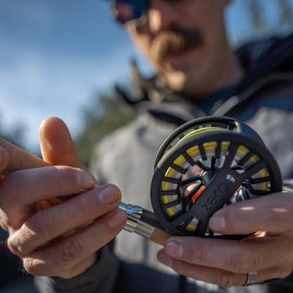 Redington Zero Fly Fishing Reel – Ultralight Trout Reel with Clicker Drag System, Large Arbor, Quick-Change Spool & Twin-Molded Handle – Durable Die-Cast Construction - color: Wolf Grey, size: 4/5