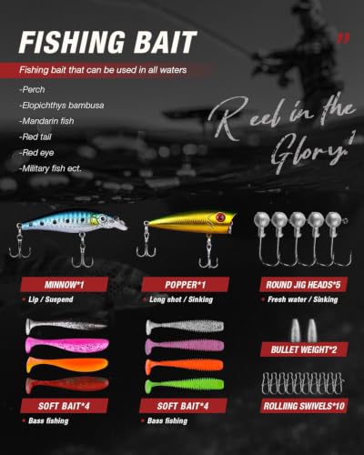 Ghosthorn Fishing Rod and Reel Combo Collapsible Fishing Pole Telescopic Fishing Rod Combo Travel Portable Fishing Set Carbon Fiber with Carrier Bag for Saltwater Freshwater - size: 2.1m/7ft, style: Full Kit With Fishing Tools
