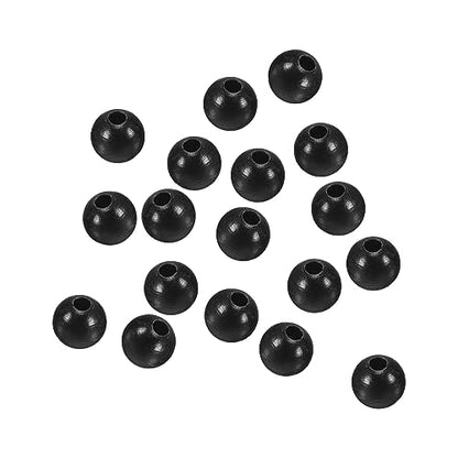 M METERXITY Glow Fishing Beads - Plastic Luminous Round Bait Egg Lure Rig Apply to Outdoor Tackle Tool - size: 3mm