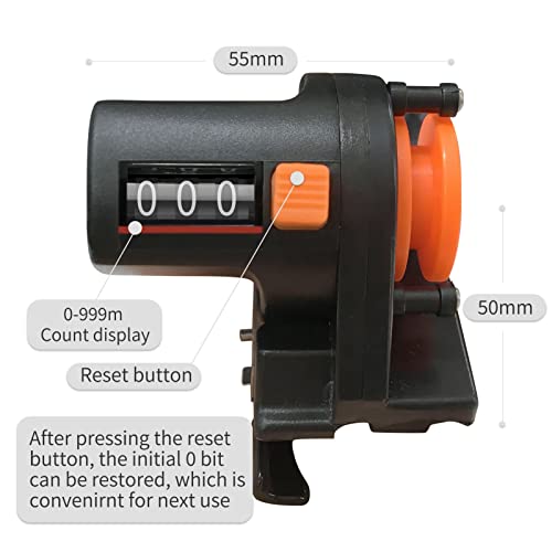2PCS Fishing Line Depth Finder Counter, 0-999M Depth Gauge, Portable Fishing Tool Tackle