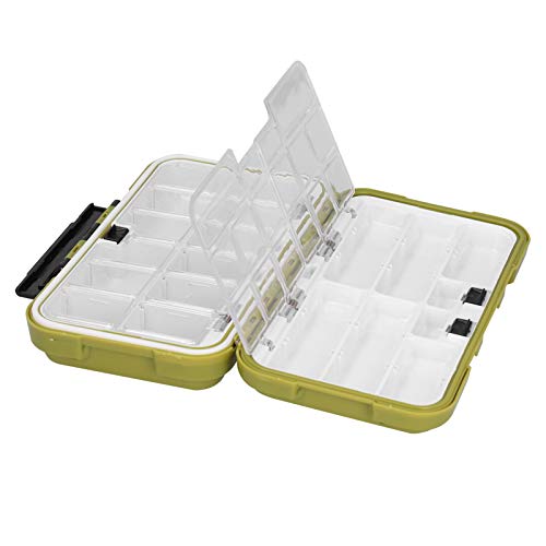 Fishing Lures Box, Waterproof Sealed Storage with Stainless Steel Hinge and Rubber Seal, Fishing Tackle Organizer, for Anglers Boating Lakes Rivers Saltwater Freshwater Trips
