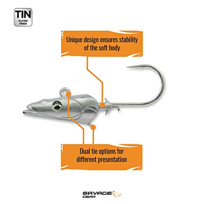Savage Gear Sandeel Jigheads - size: 6/0